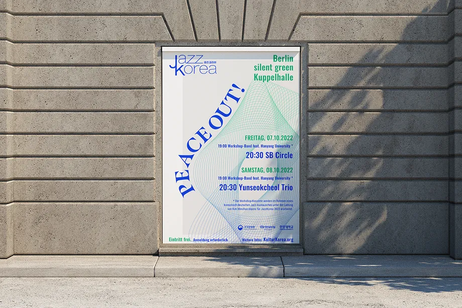Jazz Korea 2022 — PEACE OUT! print piece