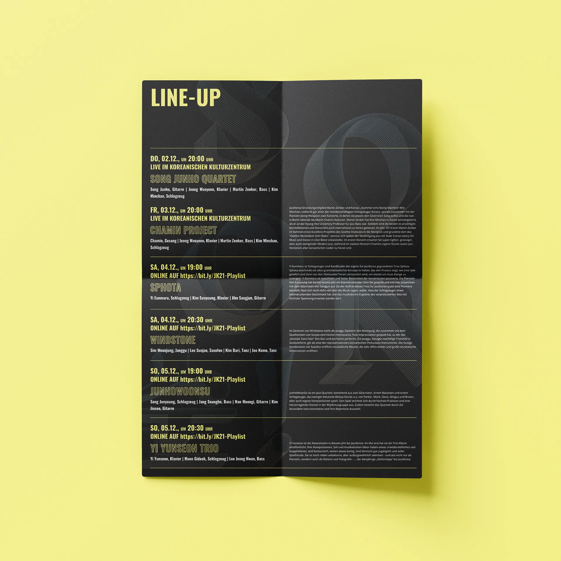 Jazz Korea 2021 — SOON! campaign graphic